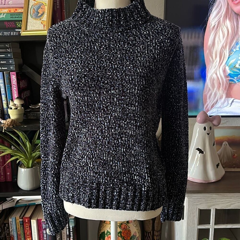Riveted by Lee size small Blue Pullover Sweater Turtle neck